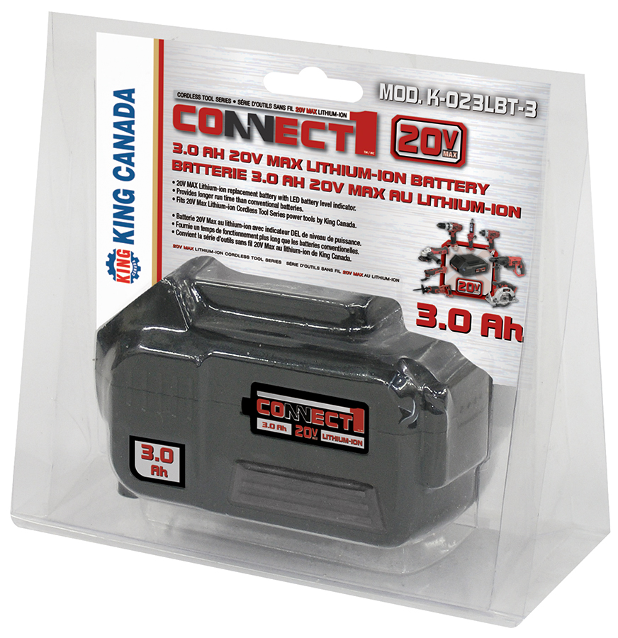 3.0 Ah 20V max lithium-ion battery
