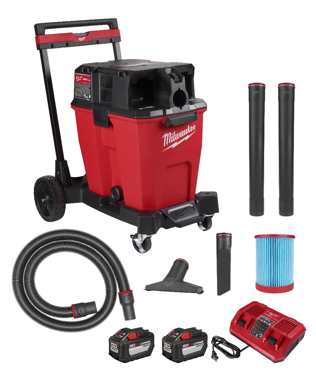 M18 FUEL 12 Gallon Dual-Battery Wet/Dry Vacuum Kit