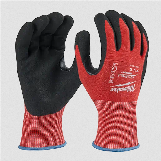 Cut Level 2 Nitrile Dipped Gloves - Size Small - 1 Pack