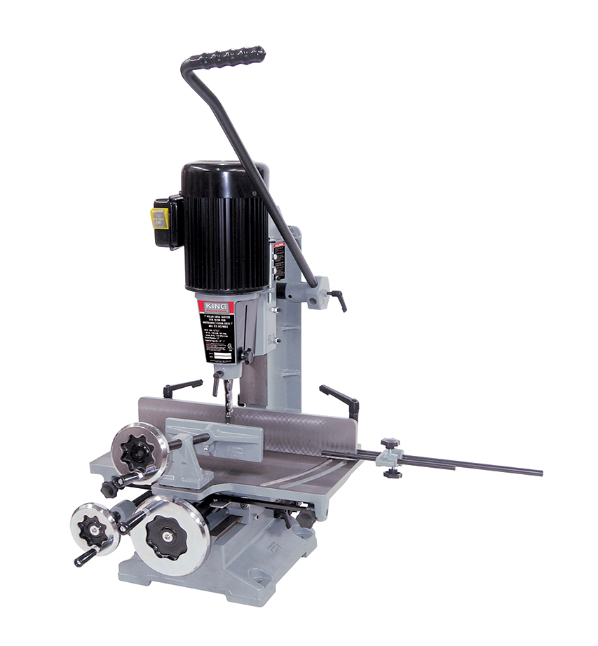 1" HOLLOW CHISEL MORTISER WITH TILTING HEAD