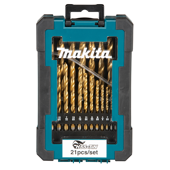 HSS-TiN (Titanium-Nitride) (Economy) Twist Drill Bit 21 Pc Index Se