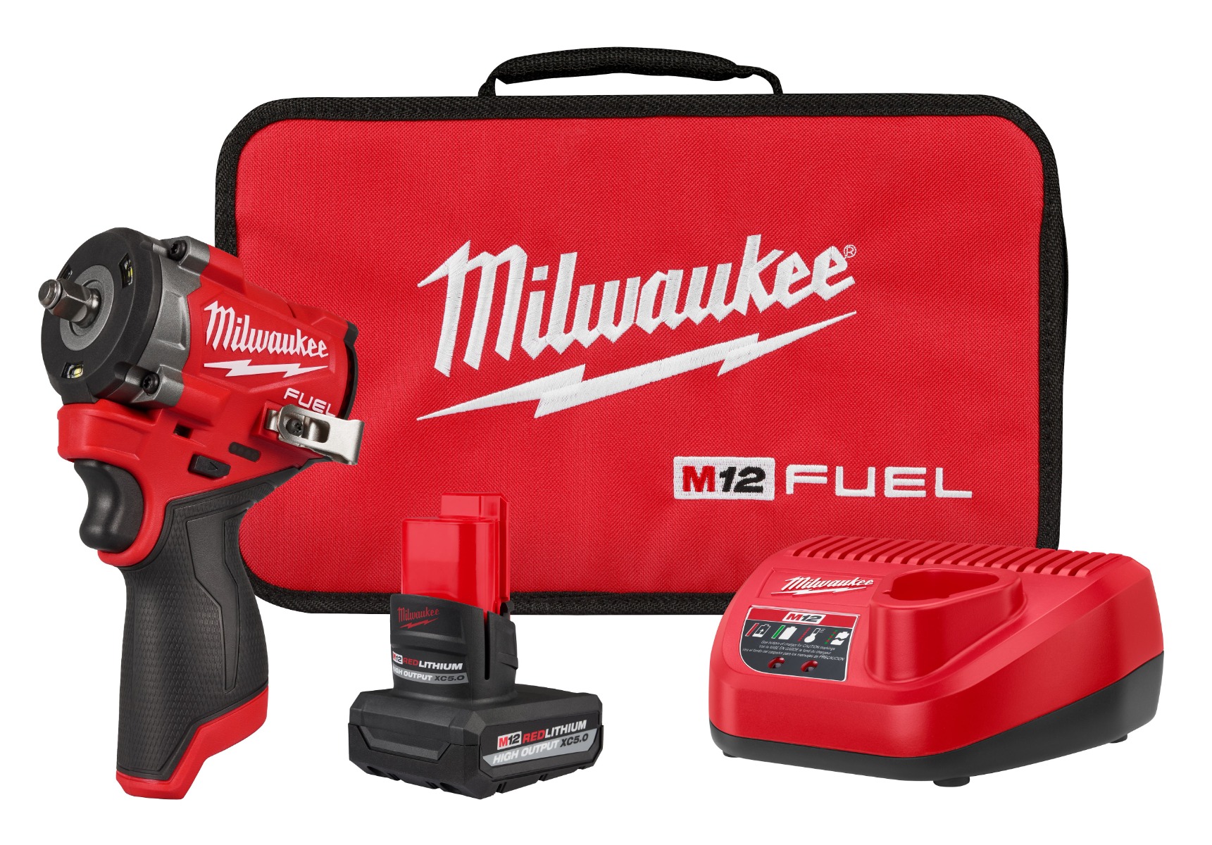 M12 FUEL™ Stubby 3/8" Impact Wrench Kit