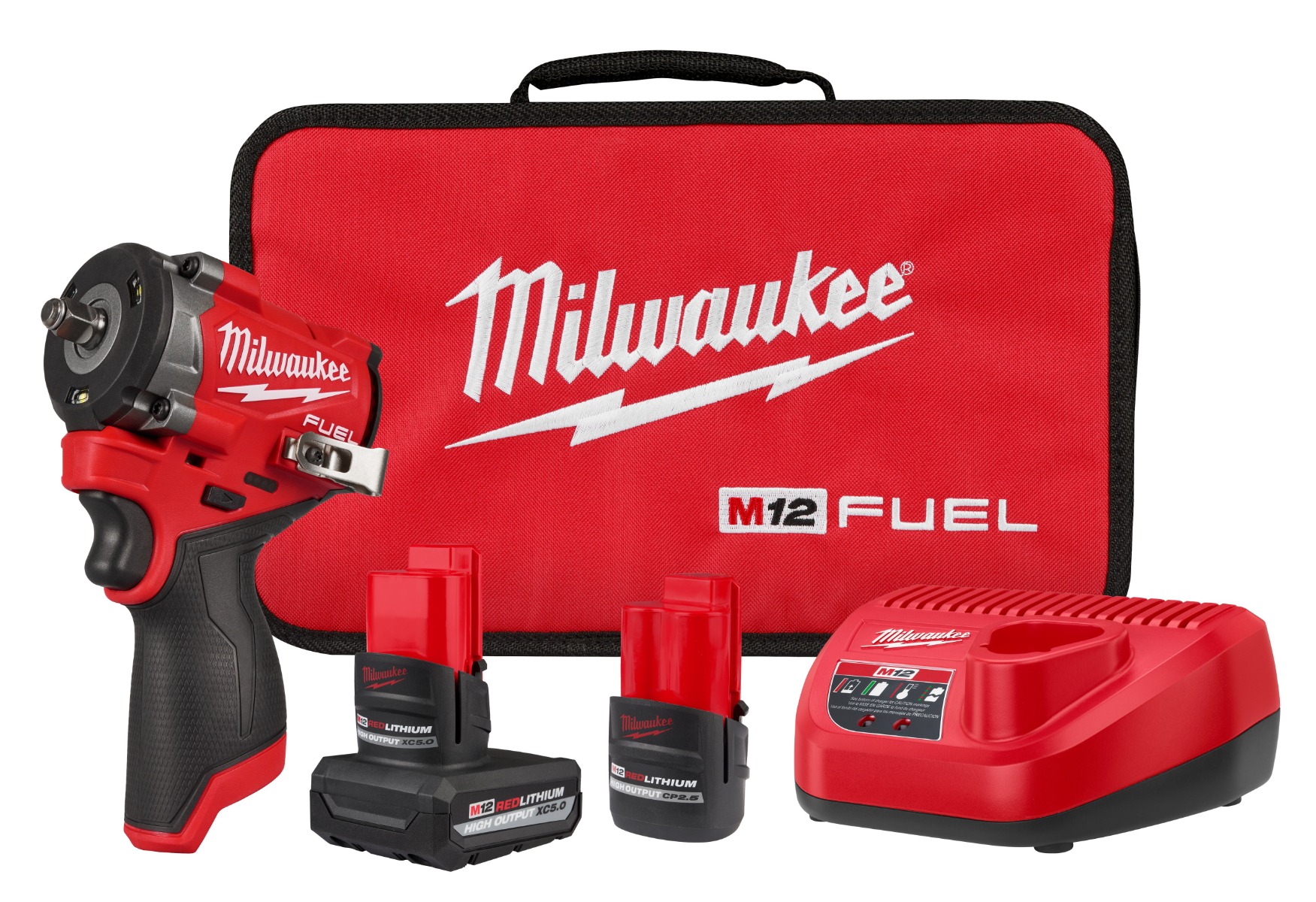 M12 FUEL™ Stubby 3/8" Impact Wrench Kit - 2562-22
