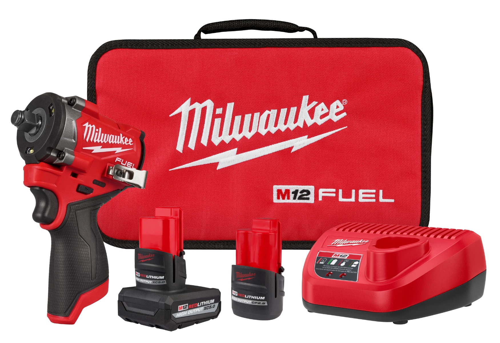 M12 FUEL™ Stubby 1/2" Impact Wrench Kit