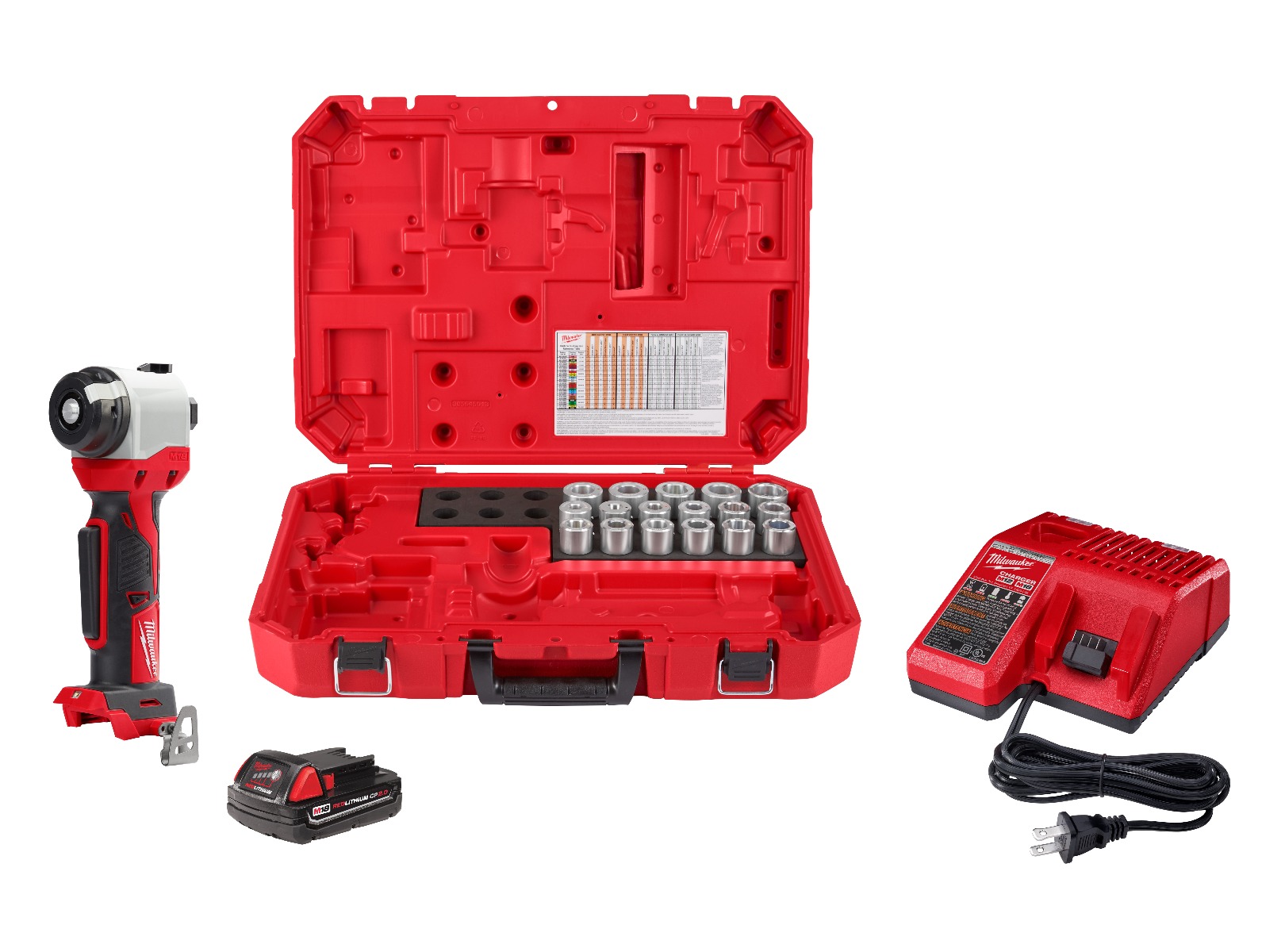 M18™ Cable Stripper Kit with 17 Cu THHN / XHHW Bushings