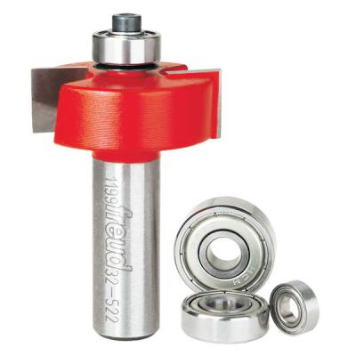 5/16", 3/8", 7/16", 1/2" Depth Rabbeting Bit with Bearings 