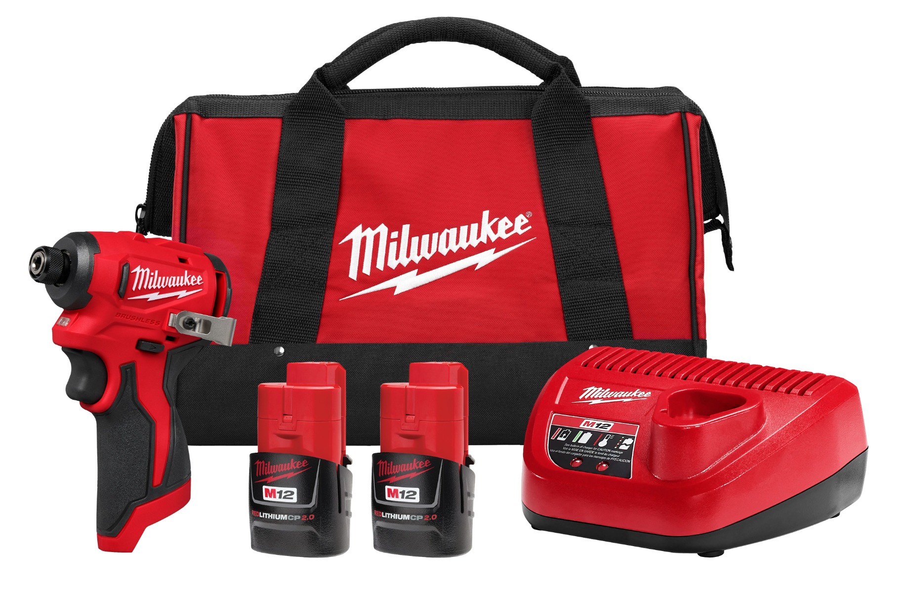 M12™ Subcompact Brushless 1/4" Hex Impact Driver Kit