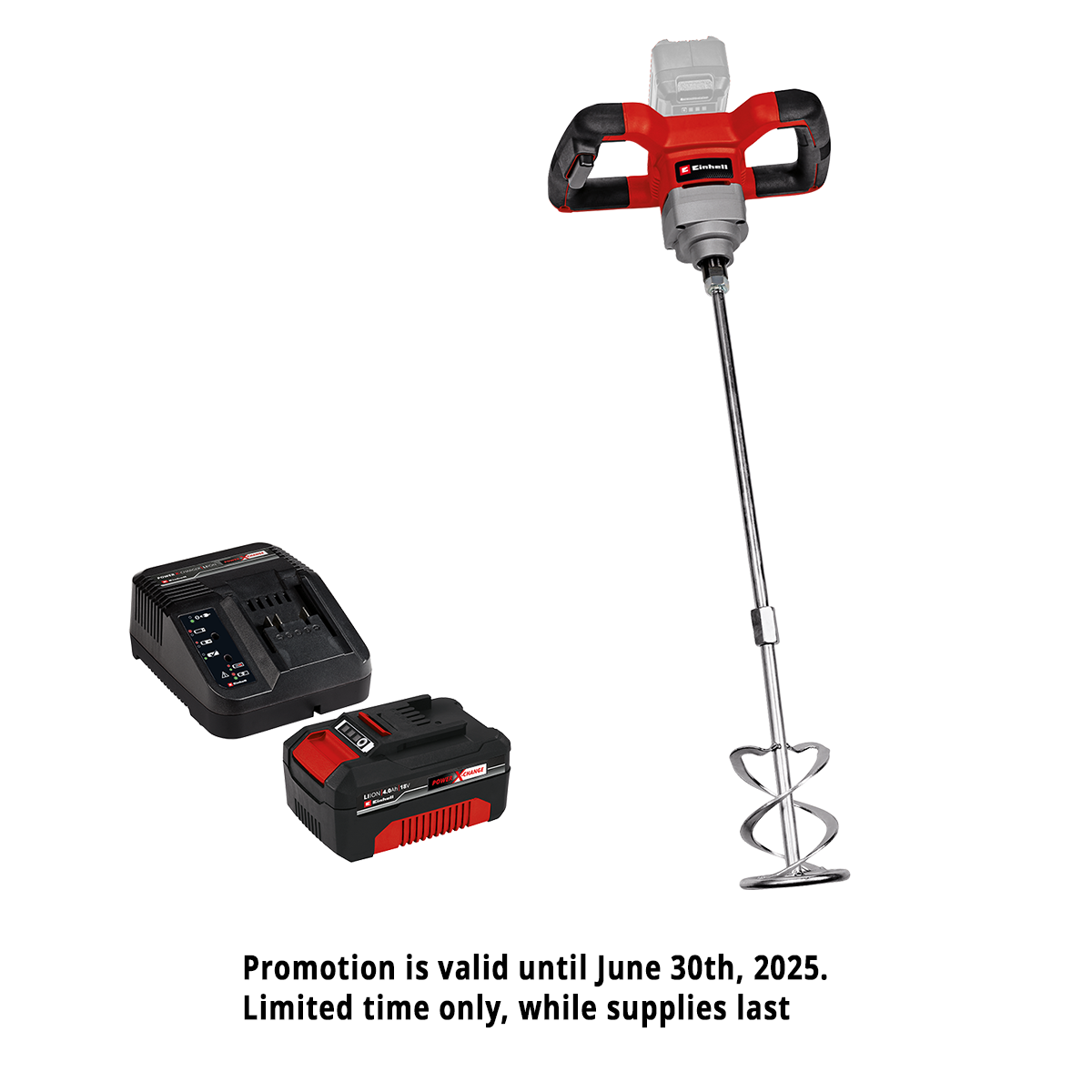 * NEW * 18V Cordless Mortar / Grout Mixer