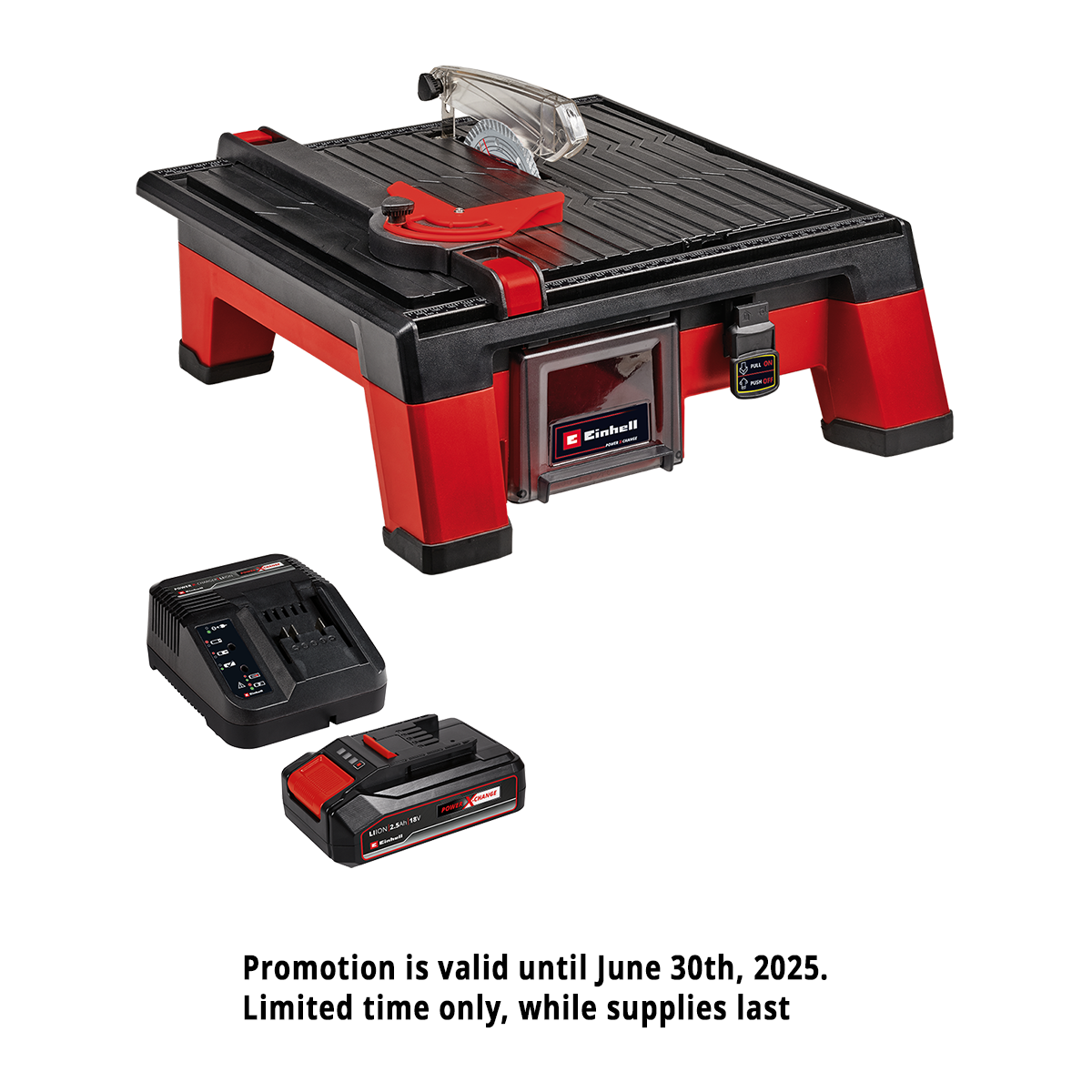 TE-TC 18/115 Li-Solo - 18V 4-1/2" Cordless Wet Tile Saw