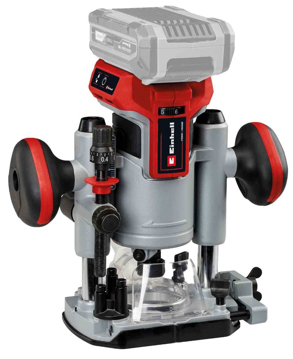 TP-RO 18 set Li BL - 18V Cordless Compact Router with Fixed and Plunge Base