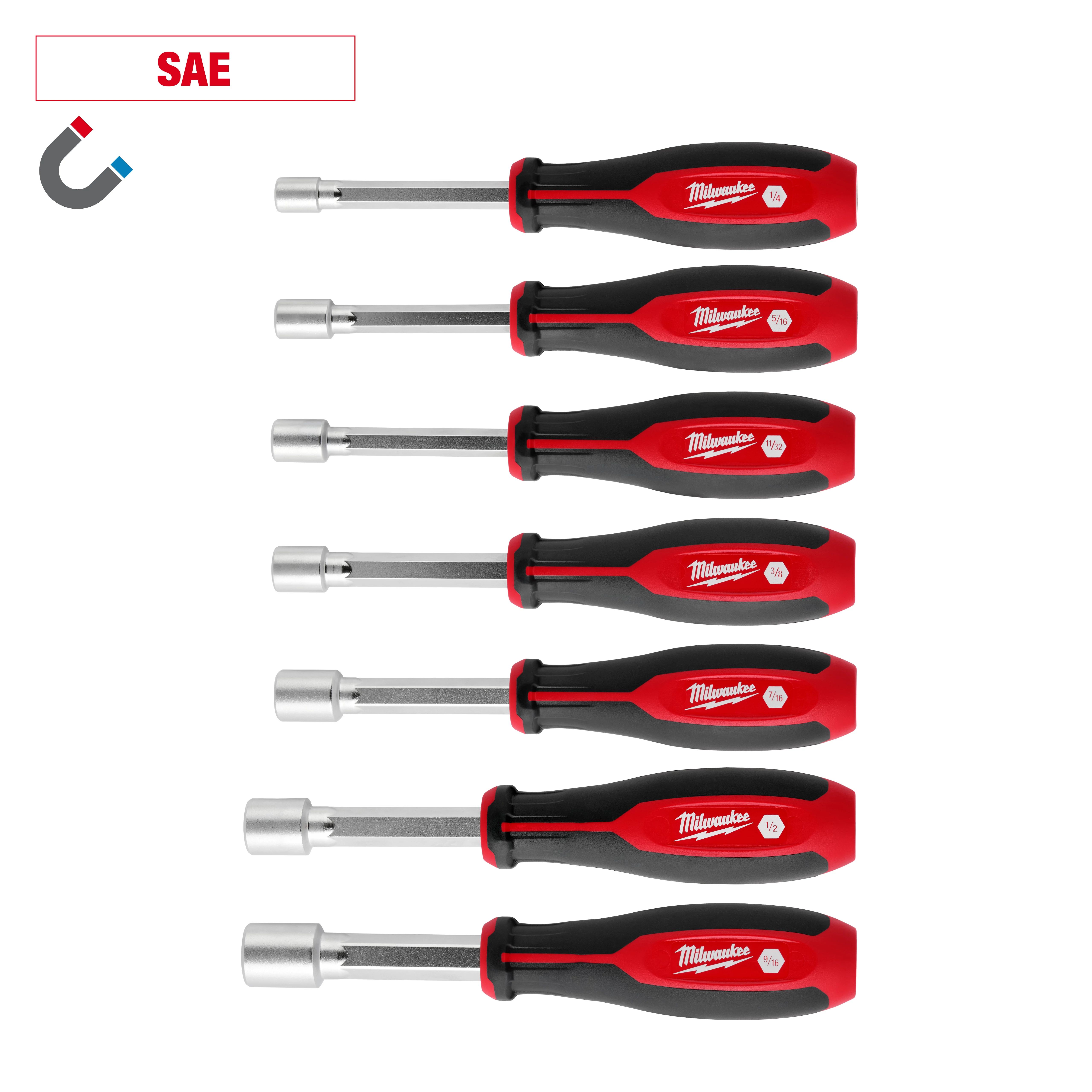 7pc - SAE HOLLOWCORE™ Nut Driver Sets Magnetic