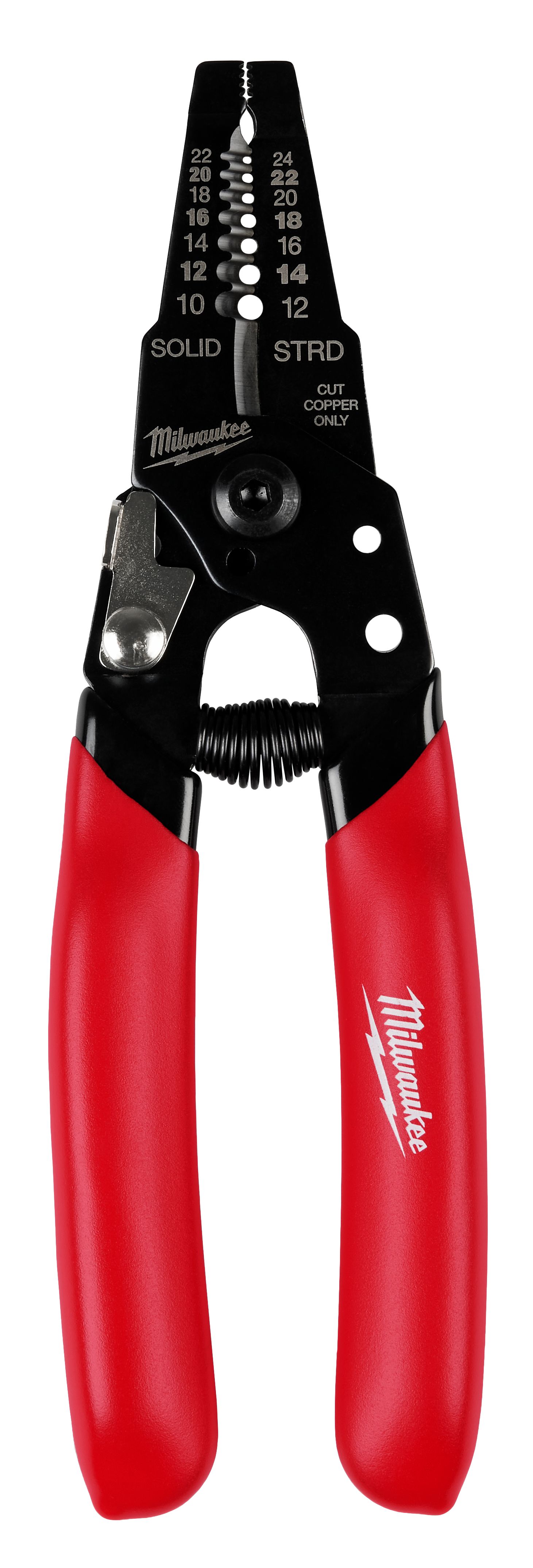 10-24 AWG Compact Dipped Grip Wire Stripper & Cutter