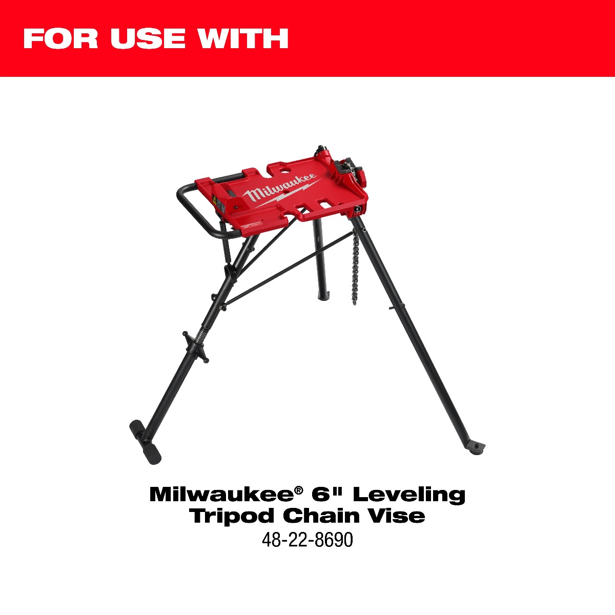 6” Leveling Tripod Chain Vise