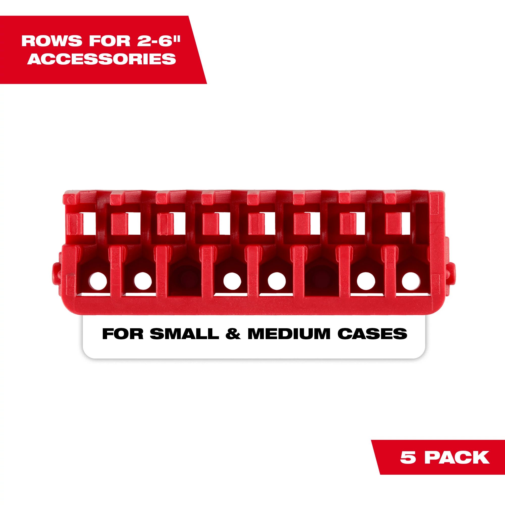 Small & Medium Case Rows for Impact Driver Accessories 5PK