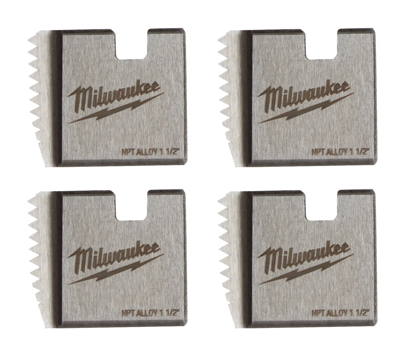 Milwaukee 1 1/2" ALLOY NPT Portable Pipe Dies