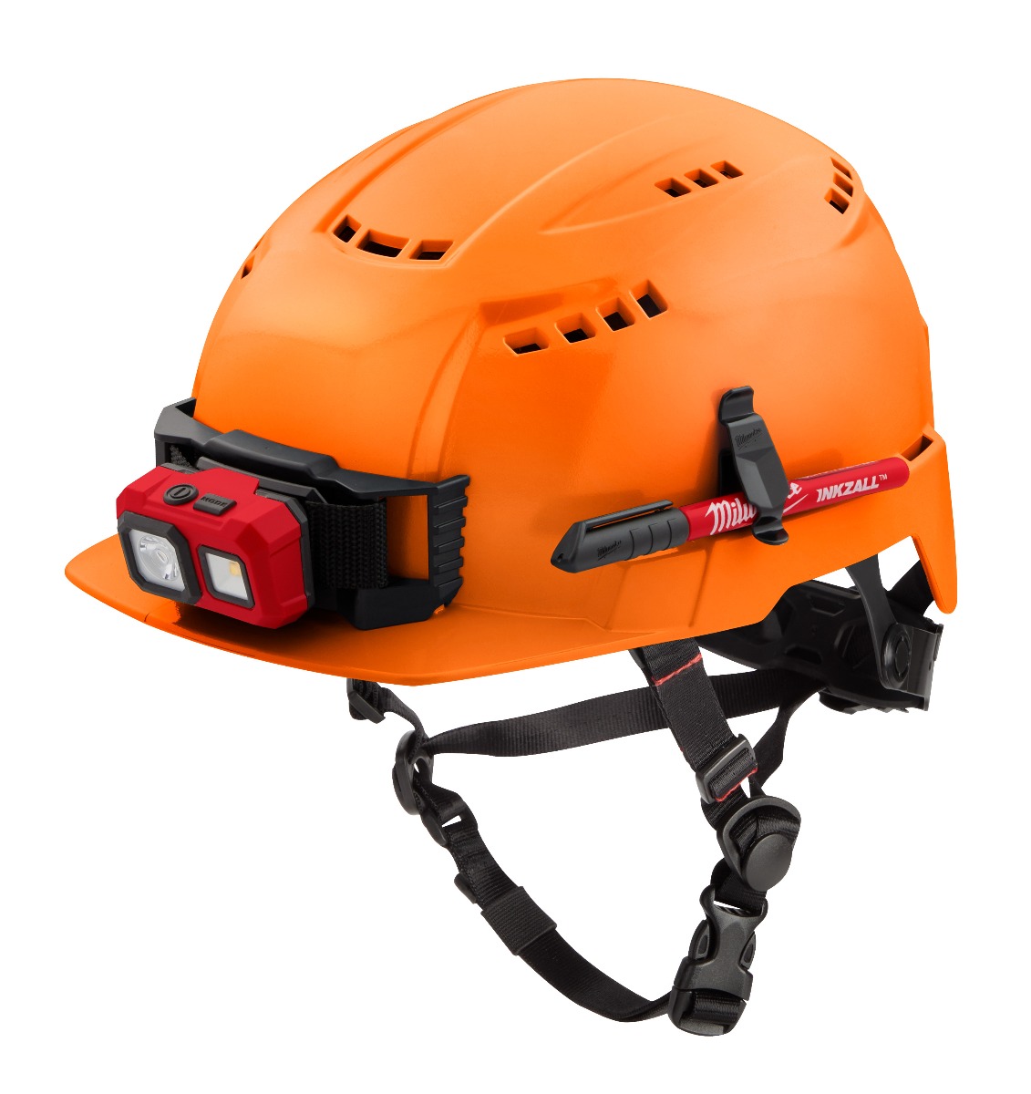 Front Brim Safety Helmet (USA) - Type 2 Orange - Class C - 8 PACK