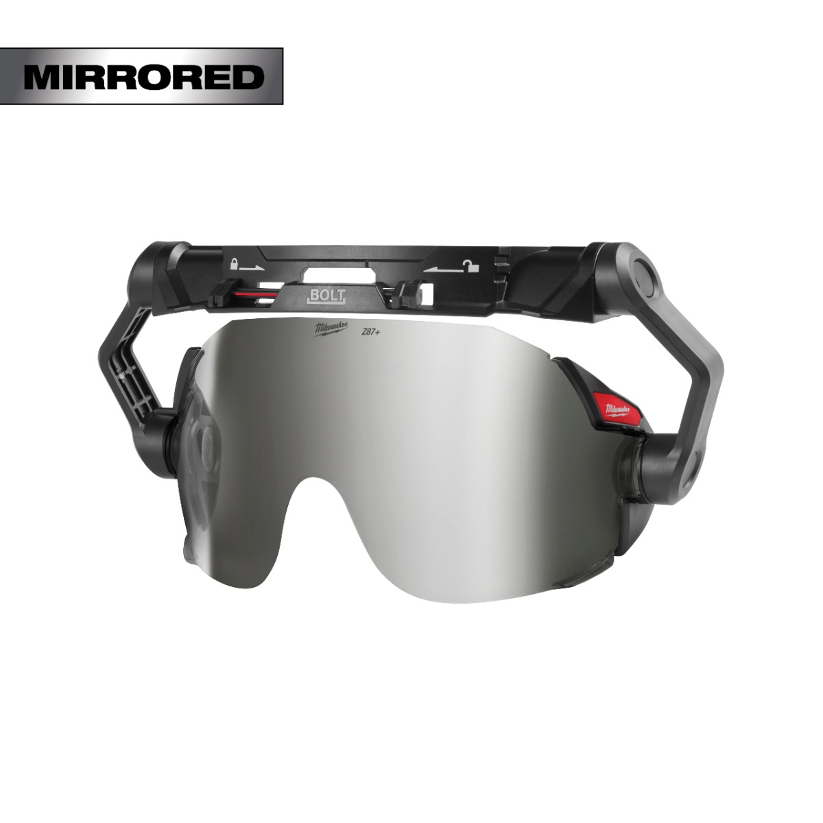 BOLT™ Eye Visor - Clear Dual Coat Lens (Compatible with Milwaukee® Safety Helmets)