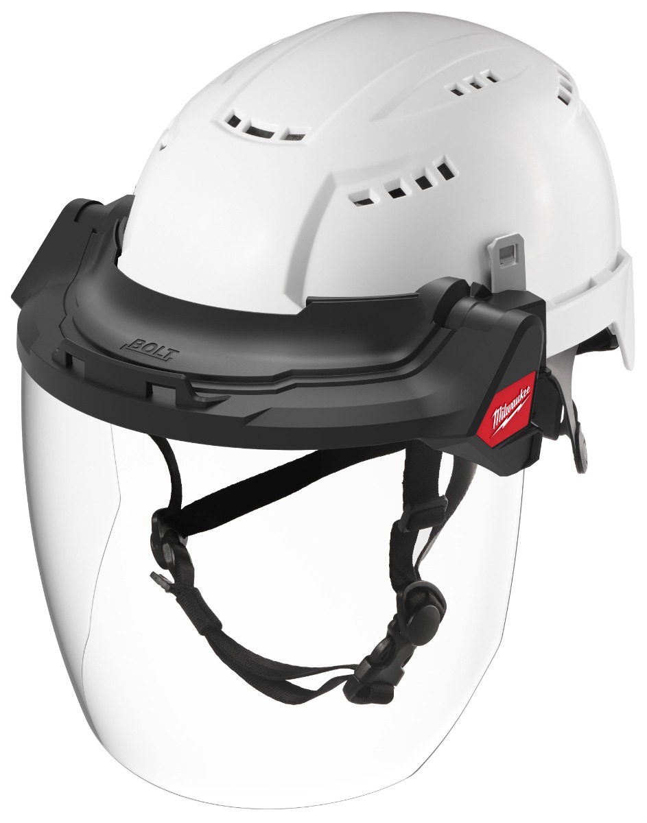 BOLT™ Gasketed Full Face Shield Replacement Frame (Compatible with Milwaukee® BOLT™ Safety Helmets & BOLT™ Hard Hats)