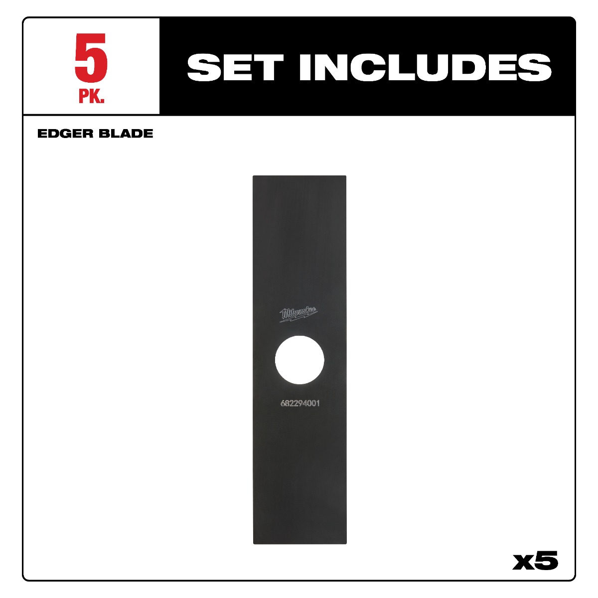 8” Edger Blade 5 PK