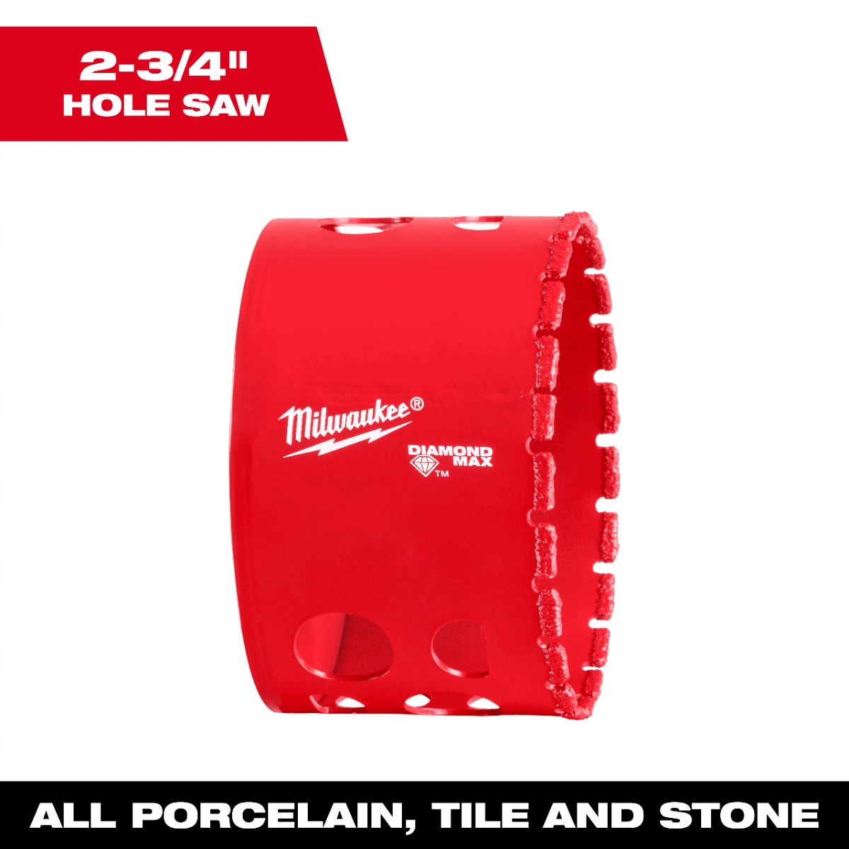 Milwaukee® 2-3/4" Diamond Max™ Hole Saw