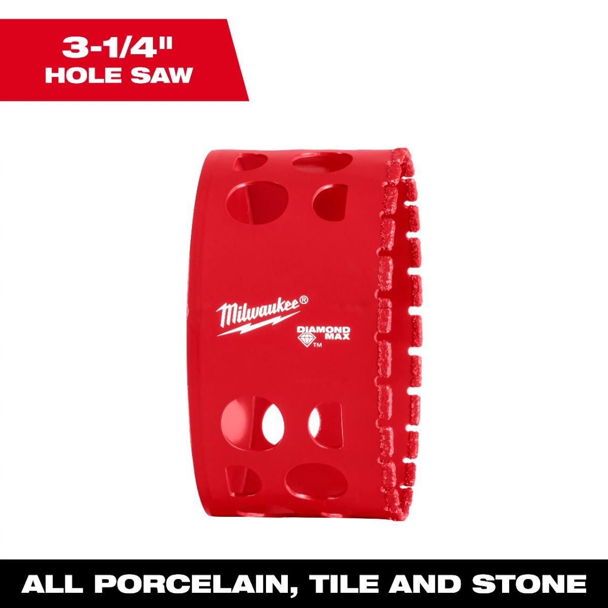 Milwaukee® 3-1/4" Diamond Max™ Hole Saw