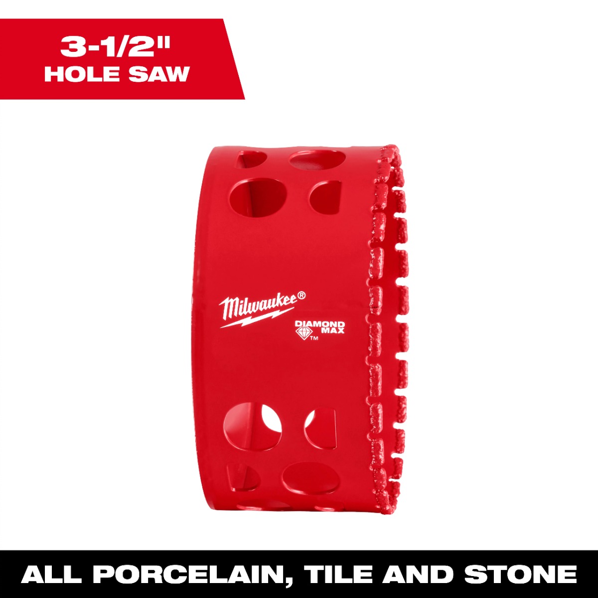 Milwaukee® 3-1/2" Diamond Max™ Hole Saw
