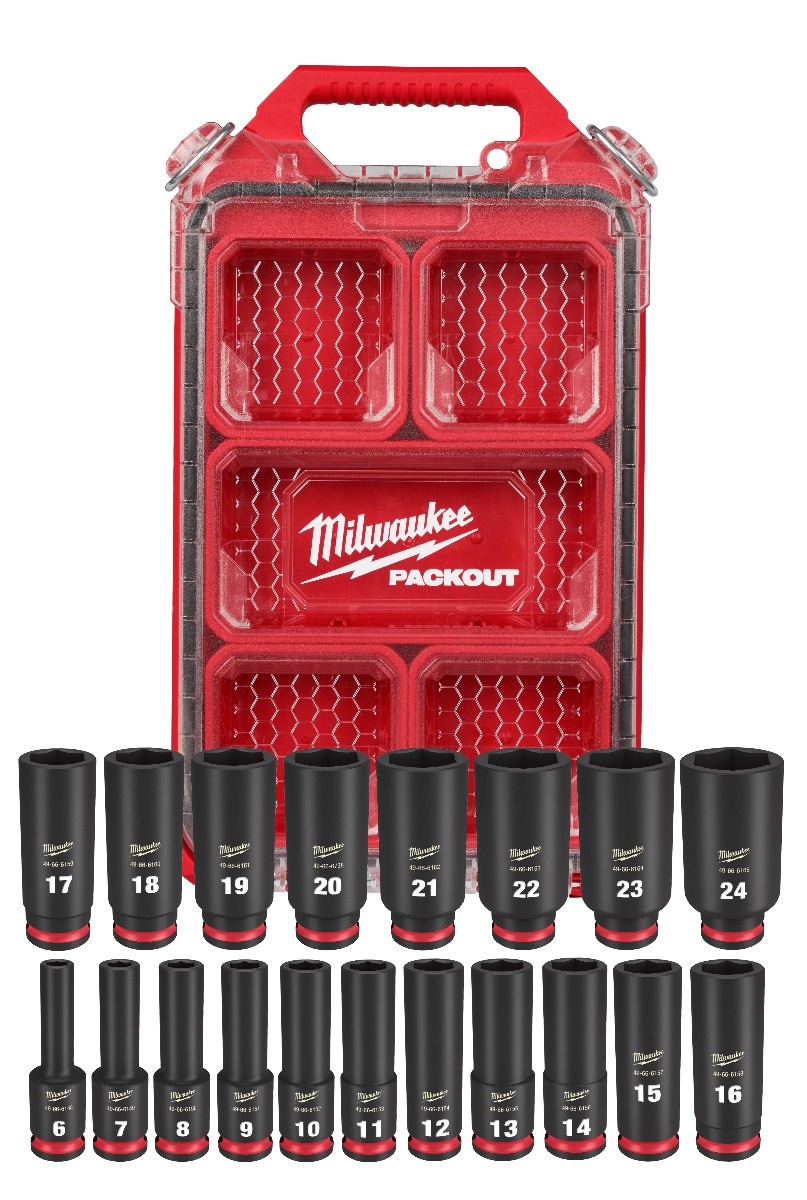 SHOCKWAVE Impact Duty™ Socket 3/8” Dr 19PC MM PACKOUT Set