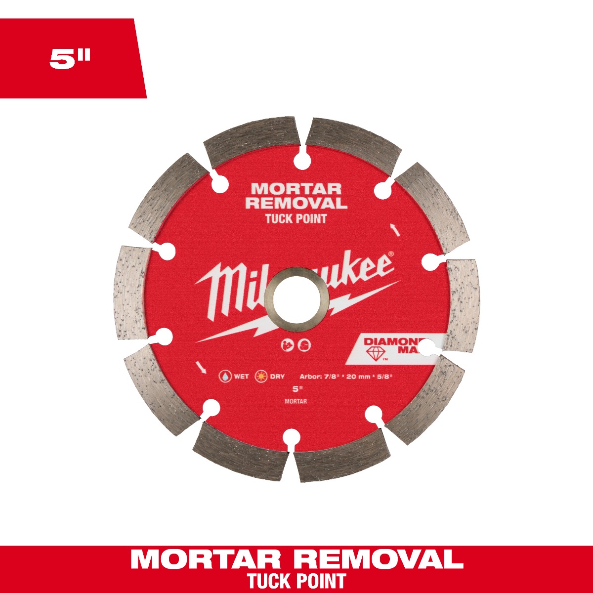 5" DIAMOND MAX™ Tuck Point Diamond Blade