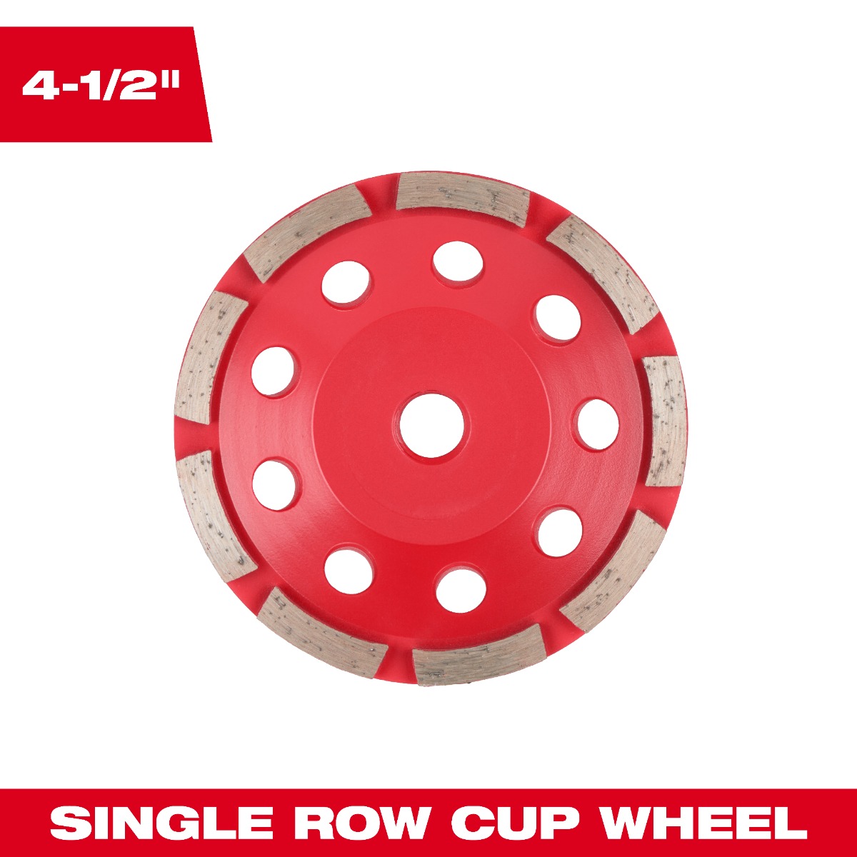 4-1/2" Single Row Diamond Cup Wheel