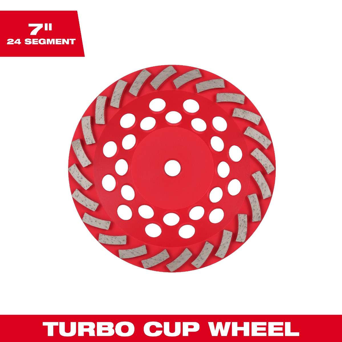 7" DIAMOND MAX™ Turbo Diamond Cup Wheel - 24 Segment