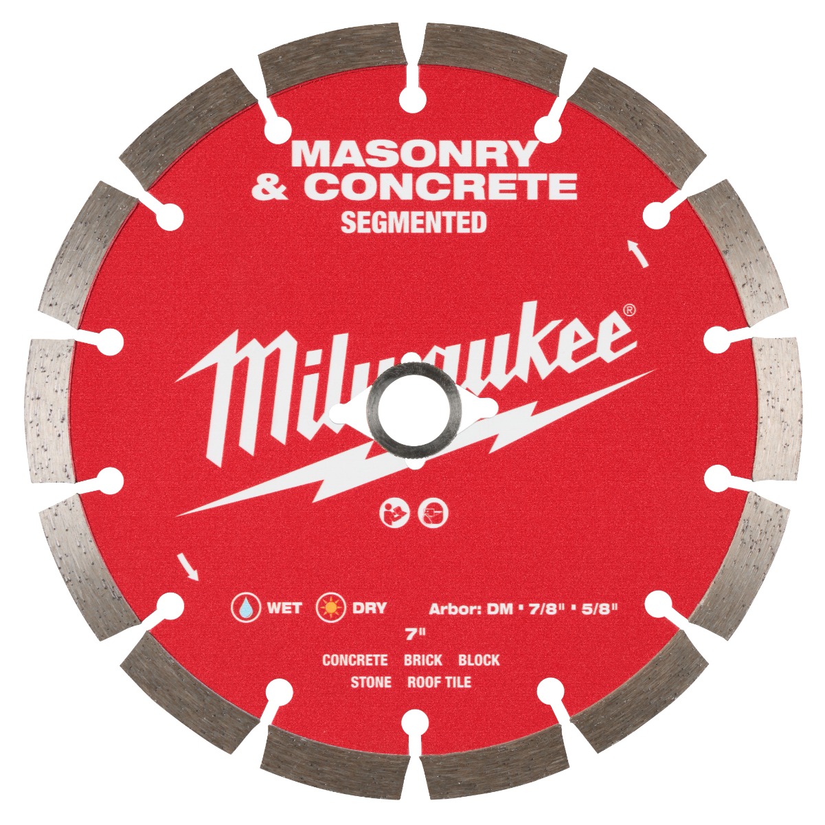 7" Segmented Masonry & Concrete Diamond Blade