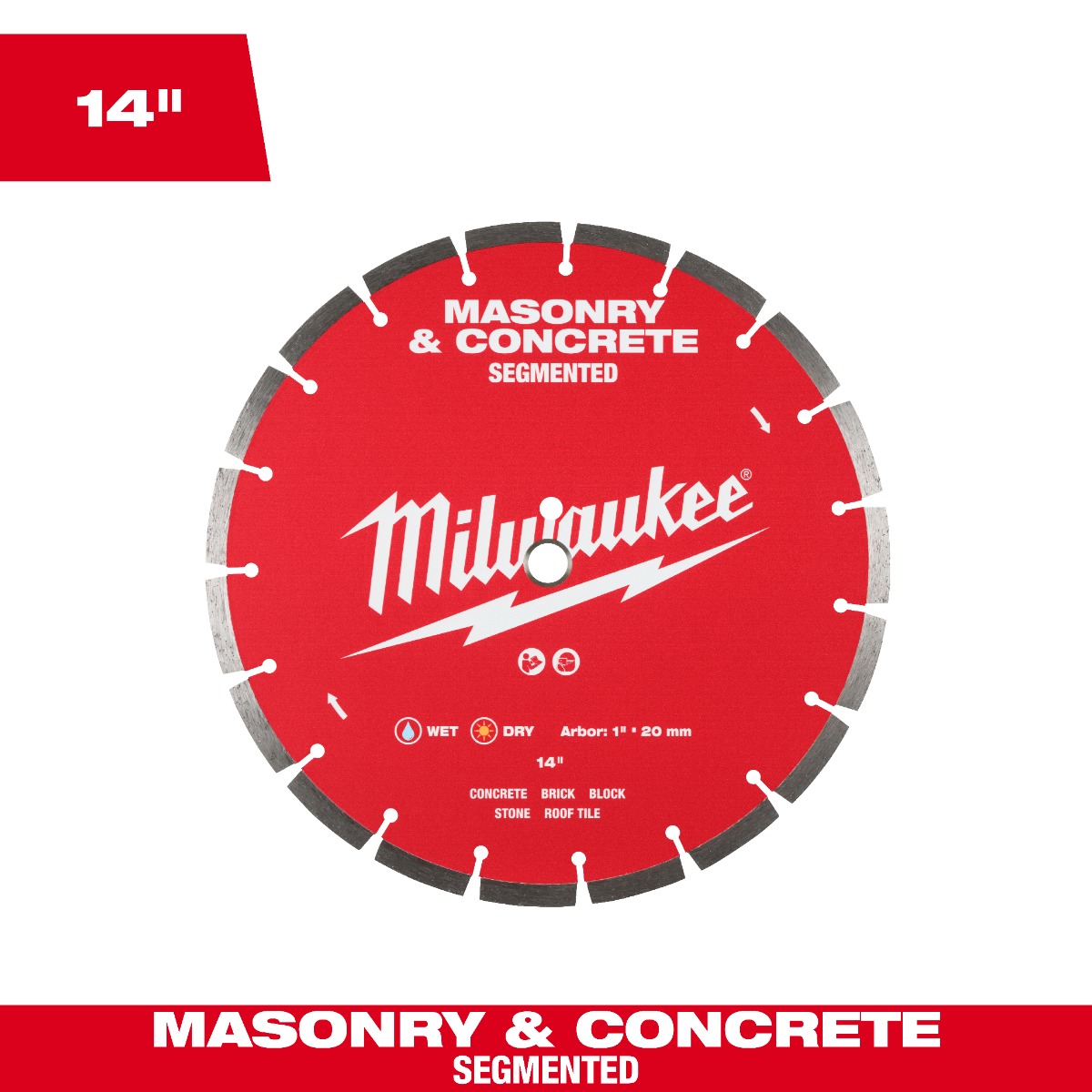 14" Segmented Masonry & Concrete Diamond Blade