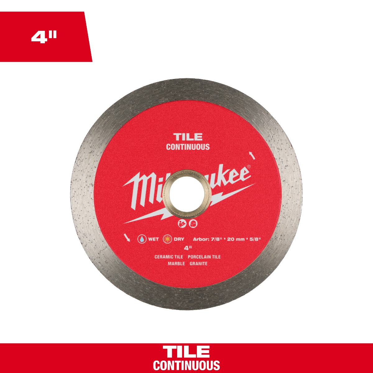 4" Continuous Tile Diamond Blade
