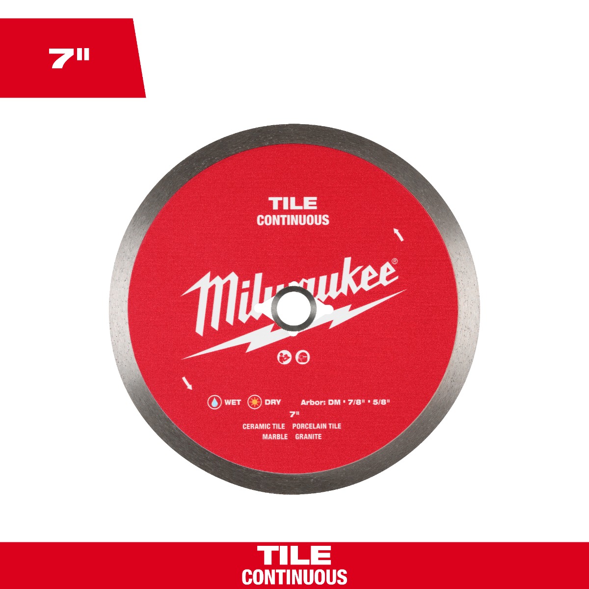 7" Continuous Tile Diamond Blade