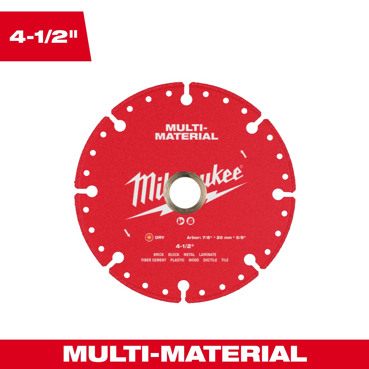 4.5” Multi-Material Diamond Blade