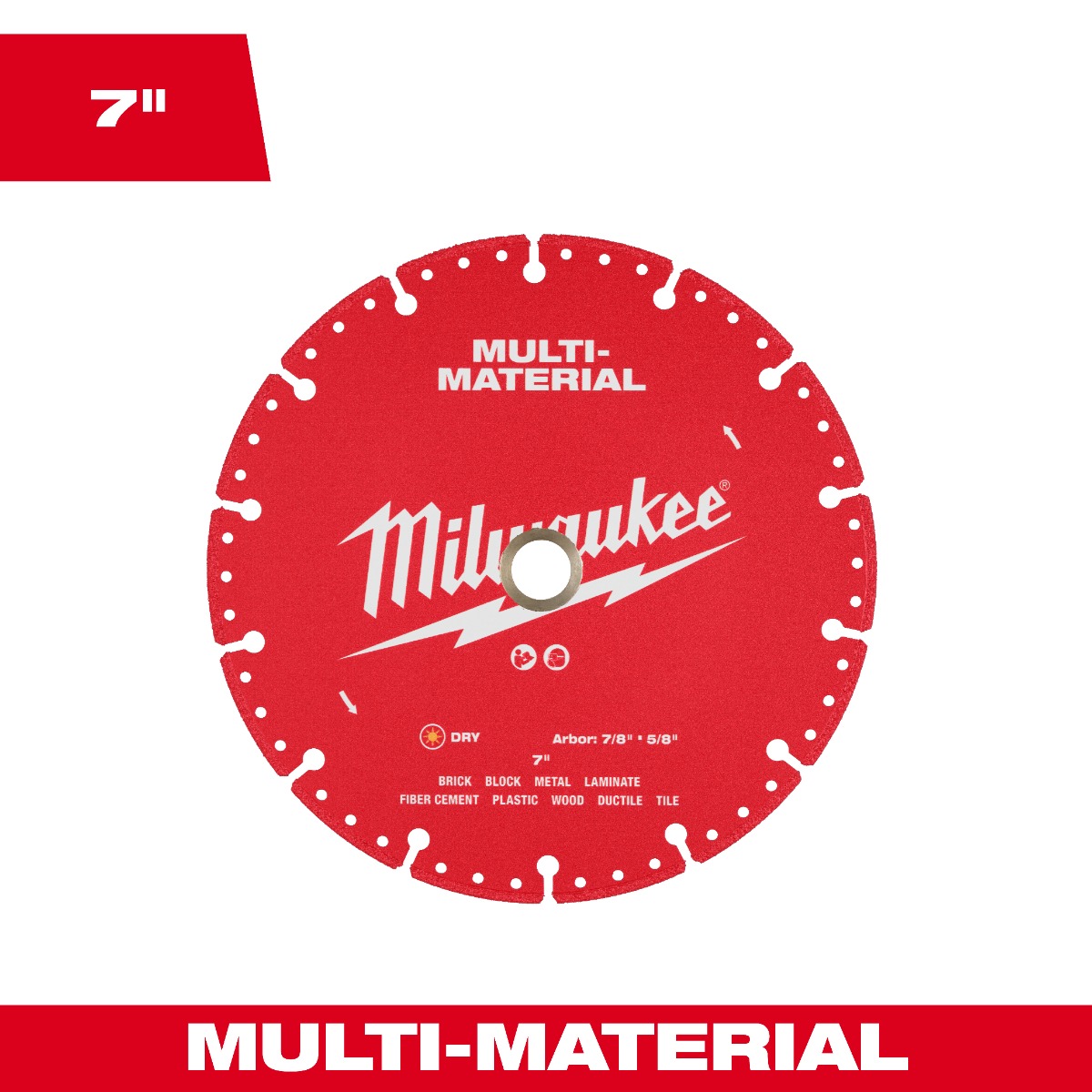 7” Multi-Material Diamond Blade