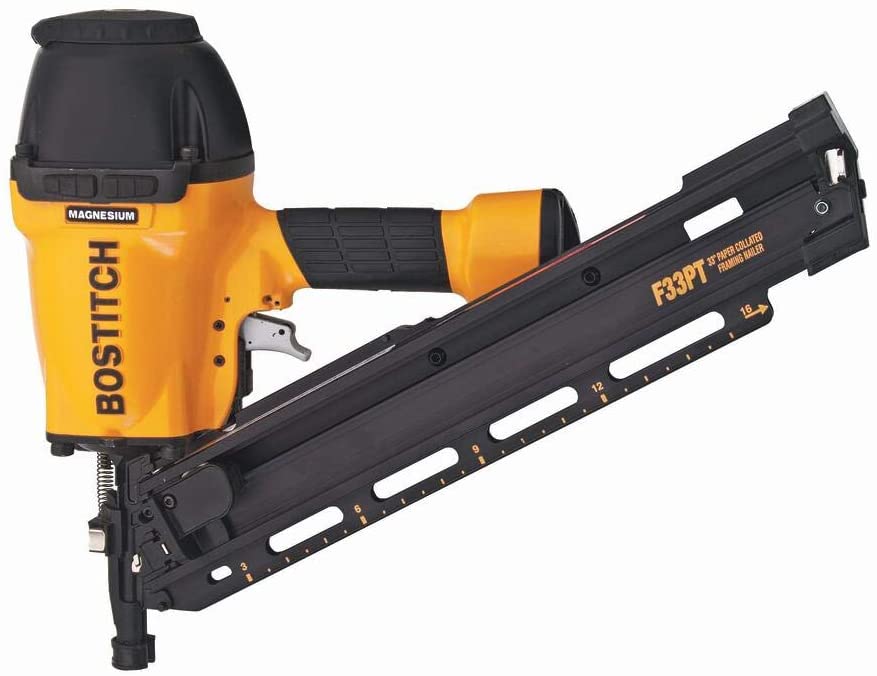 BOSTITCH F33PT 33-Degree Paper Tape Framing Nailer / Metal Connector Nailer
