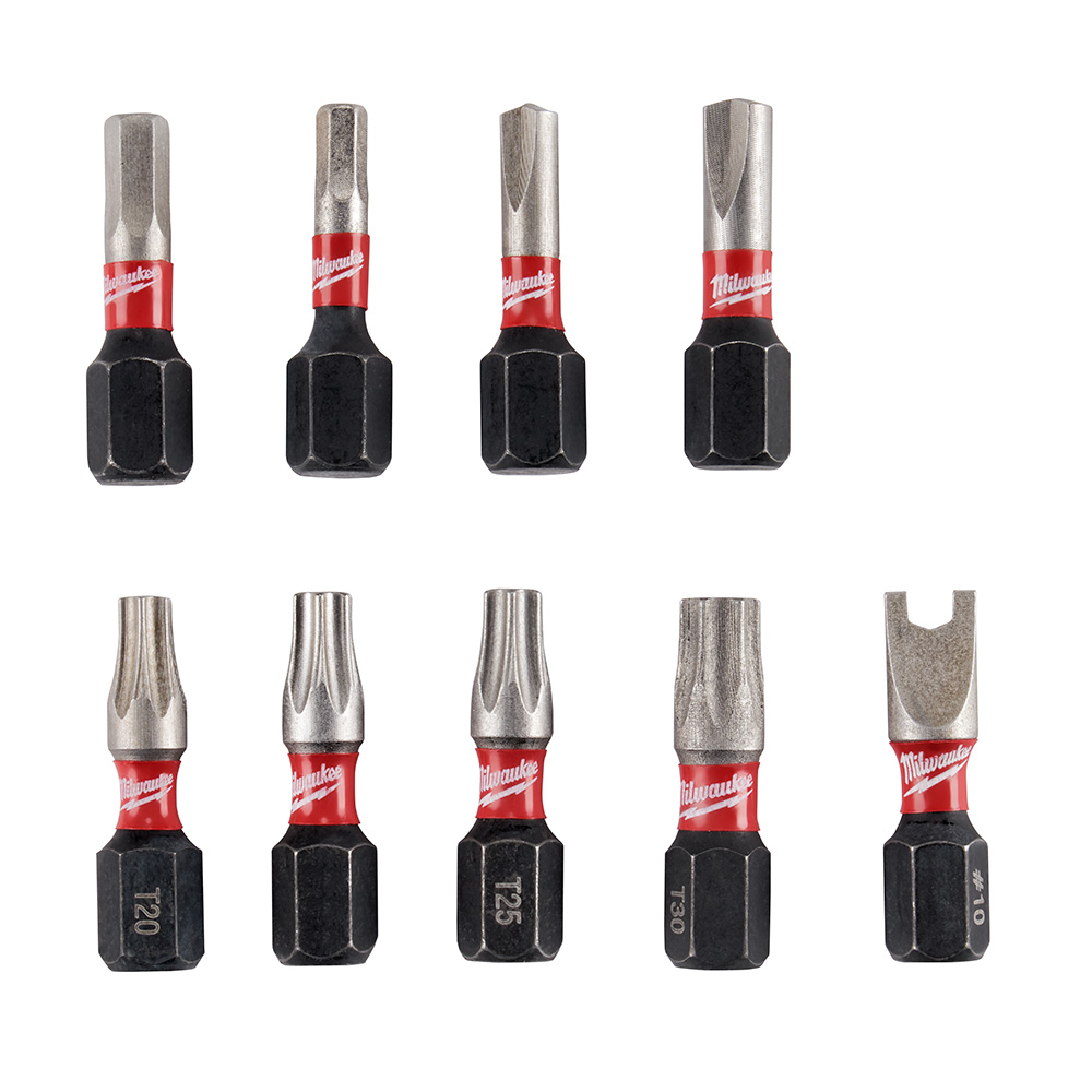9-Piece SHOCKWAVE Impact Security Insert Bit Set