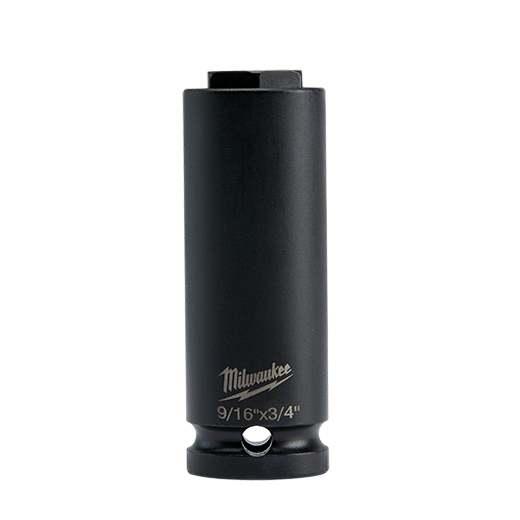 Shockwave Lineman's 2-in-1 Sockets - 12PT Design - Size 3/8" x 1/2"