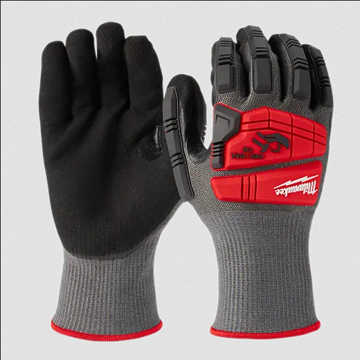 Impact Cut Level 5 Nitrile Dipped Gloves - Small