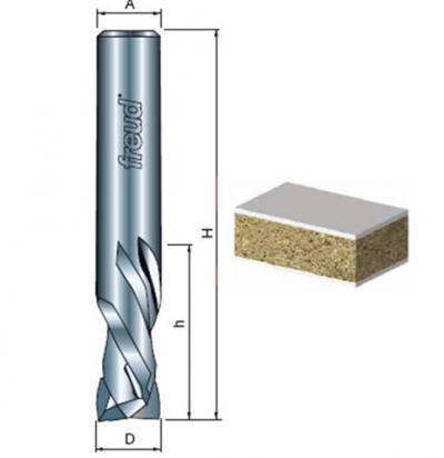 1/2-Inch Dia. Double Compression Router Bit