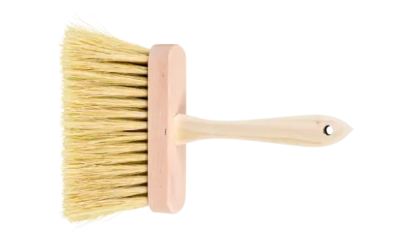 7" Masonry Brush, White Tampico Fill - 2 Rows, 3" Trim - Box Qty 12