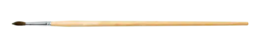 Fitch Marking Brushes - Round - Camel Hair Size 2: 5/32" Dia. 3/4" Trim - Box Qty 12