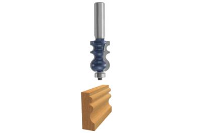  7/8 In. x 1-1/2 In. Carbide Tipped Reverse Curve Ogee & Bead Bit