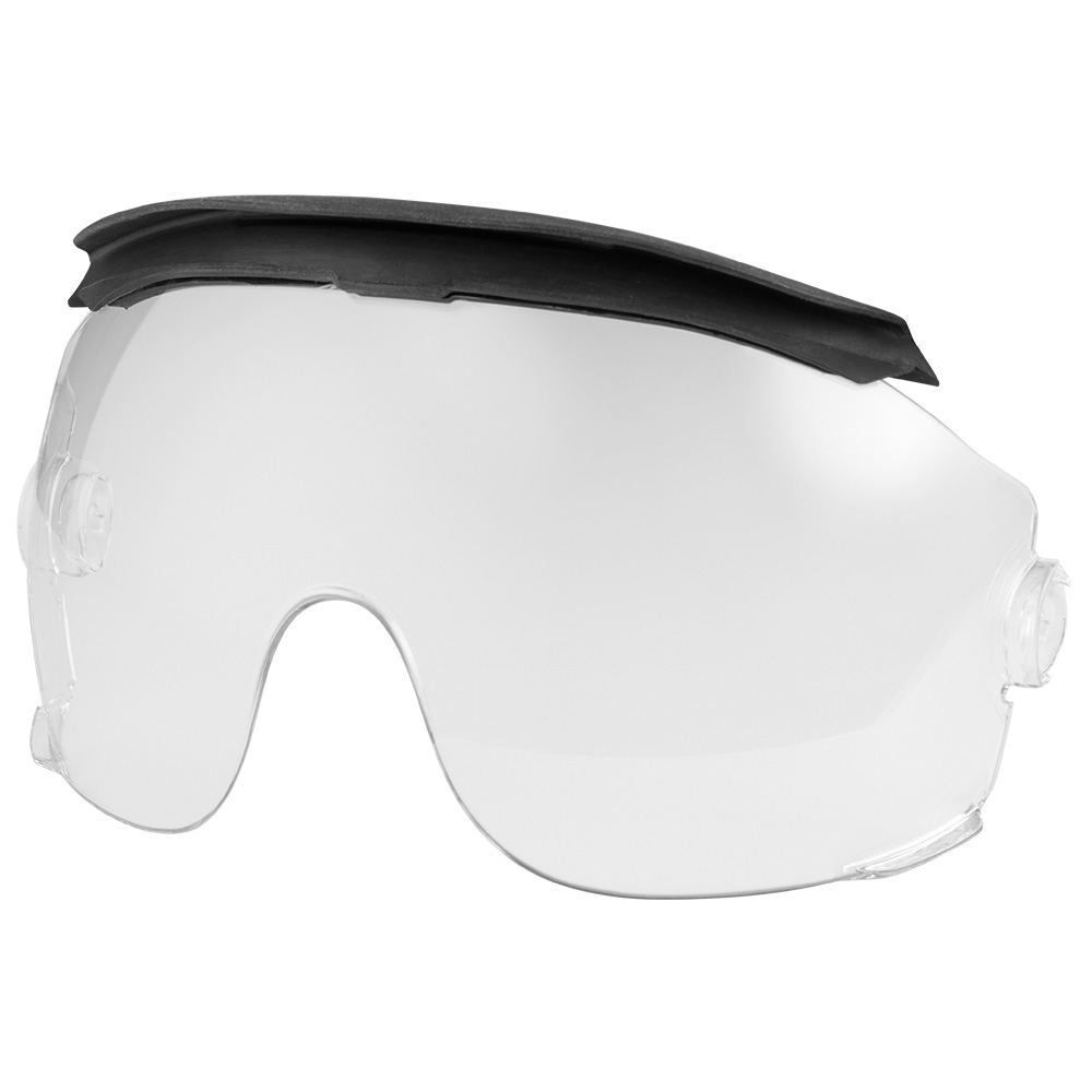 10pk Gasketed Clear Eye Visor Replacement Lenses (Milwaukee® BOLT™ Safety Helmet & BOLT™ Hard Hat Mount)
