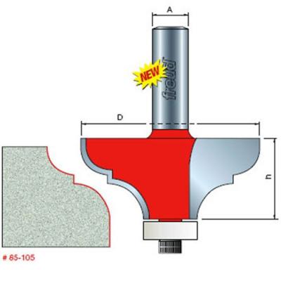 2-1/2-Inch Dia. Solid Surface Edge Profile