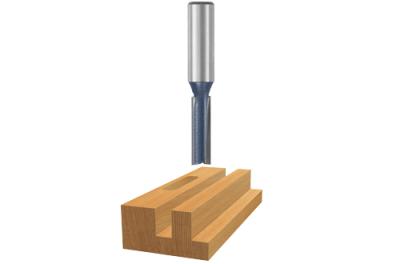3/8 In. x 1 In. Carbide Tipped 2-Flute Straight Bit