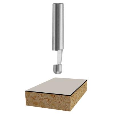 Solid Carbide 7-1/2-Degree by 1/4-Inch Cut Length Bevel Trim Bit
