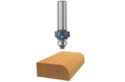 1/8 In. x 3/8 In. Carbide Tipped Roundover Bit