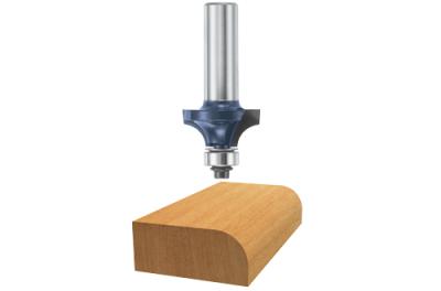 Carbide Tipped 3/8 Roundover w/ BB 2 Flute 1/2 Shank